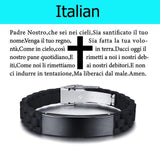 Bracelet Manchette Noir<br> Le Notre Père
