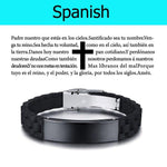 Bracelet Manchette Noir<br> Le Notre Père