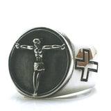 Bague Croix<br> Medaille Jesus
