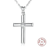 Collier Croix Femme<br> Croix avec Diamant