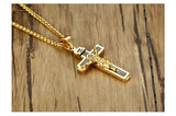 Collier Jésus<br> Crucifix Inri Doré