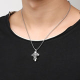Pendentif Religieux<br> Croix Et Ailes