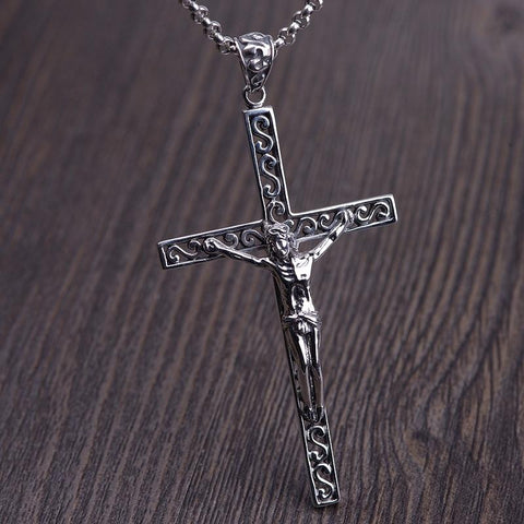 Pendentif Crucifix<br> Croix Creuse