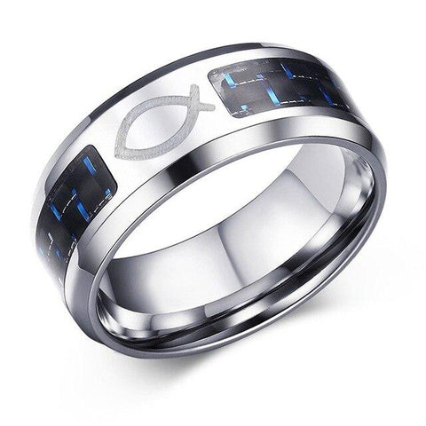Bague Chrétienne <br>Symbole ICHTHYS