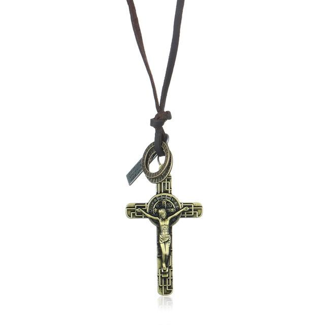 Pendentif Croix Chrétienne<br> Crucifixion de Jésus-Boutique Chrétienne