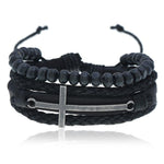 Bracelet Chrétien </br>Manchette en Cuir