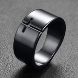 Bague Croix Fendue