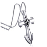 Collier Croix Homme<br> Croix Ancre