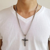 Collier Jésus </br> INRI Croix