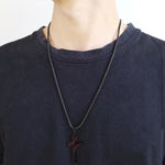 Collier Croix Homme<br> Baseball