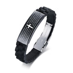 Bracelet Manchette Noir<br> Le Notre Père