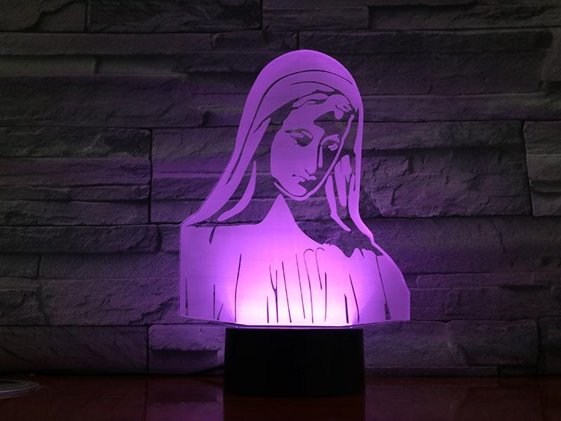Veilleuse de Nuit<br> Mère de Jésus Christ-Boutique Chrétienne