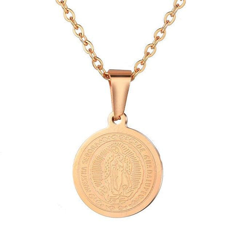 Médaille Miraculeuse<br> Vierge Marie Or Rose