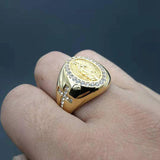 Bague Religieuse Or<br> Vierge Marie
