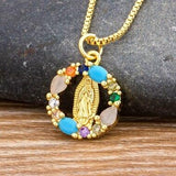 Collier Medaille<br> Vierge Marie Or