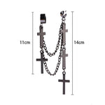 boucles-doreilles-croix-chaine-pendante-noir