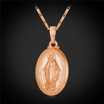 Medaille Miraculeuse<br> Sainte Mère Or Rose